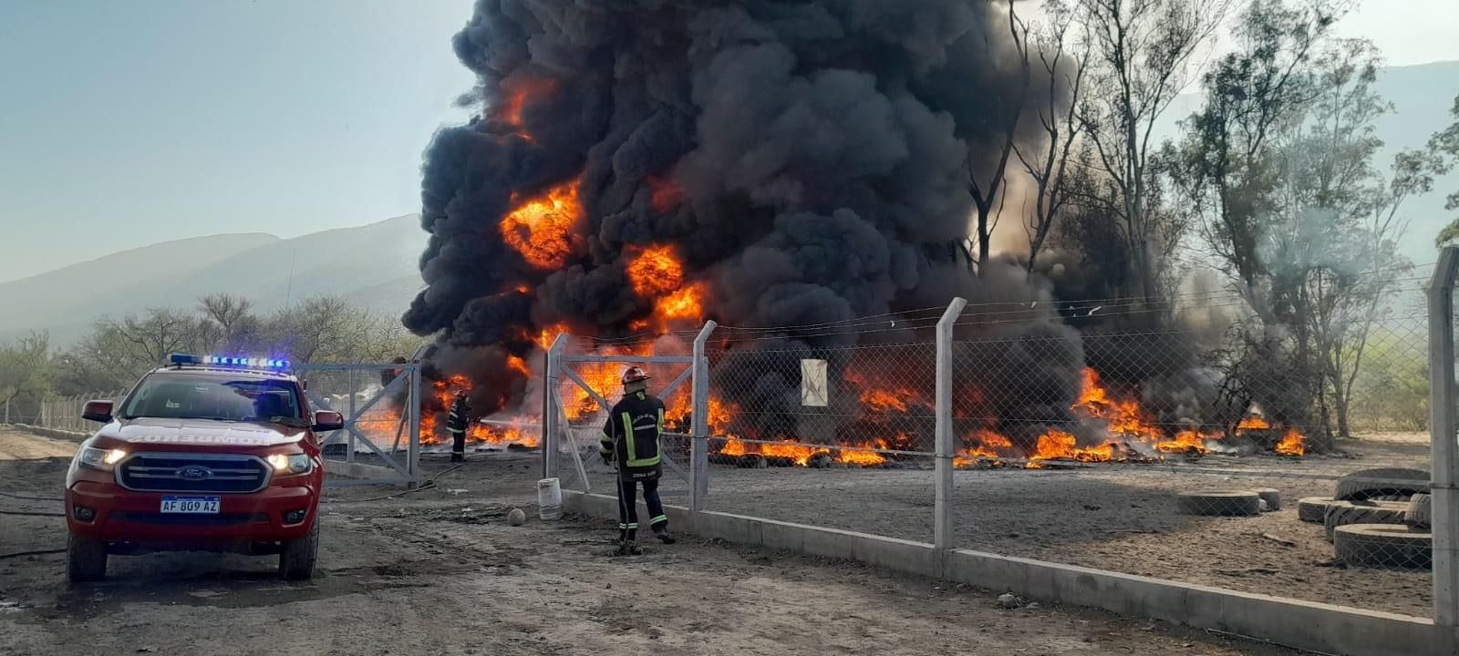 el incendio en san javier fue provocado por malevos