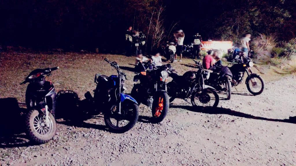 total desprecio por la vida humana corrian picadas clandestinas en motocicletas
