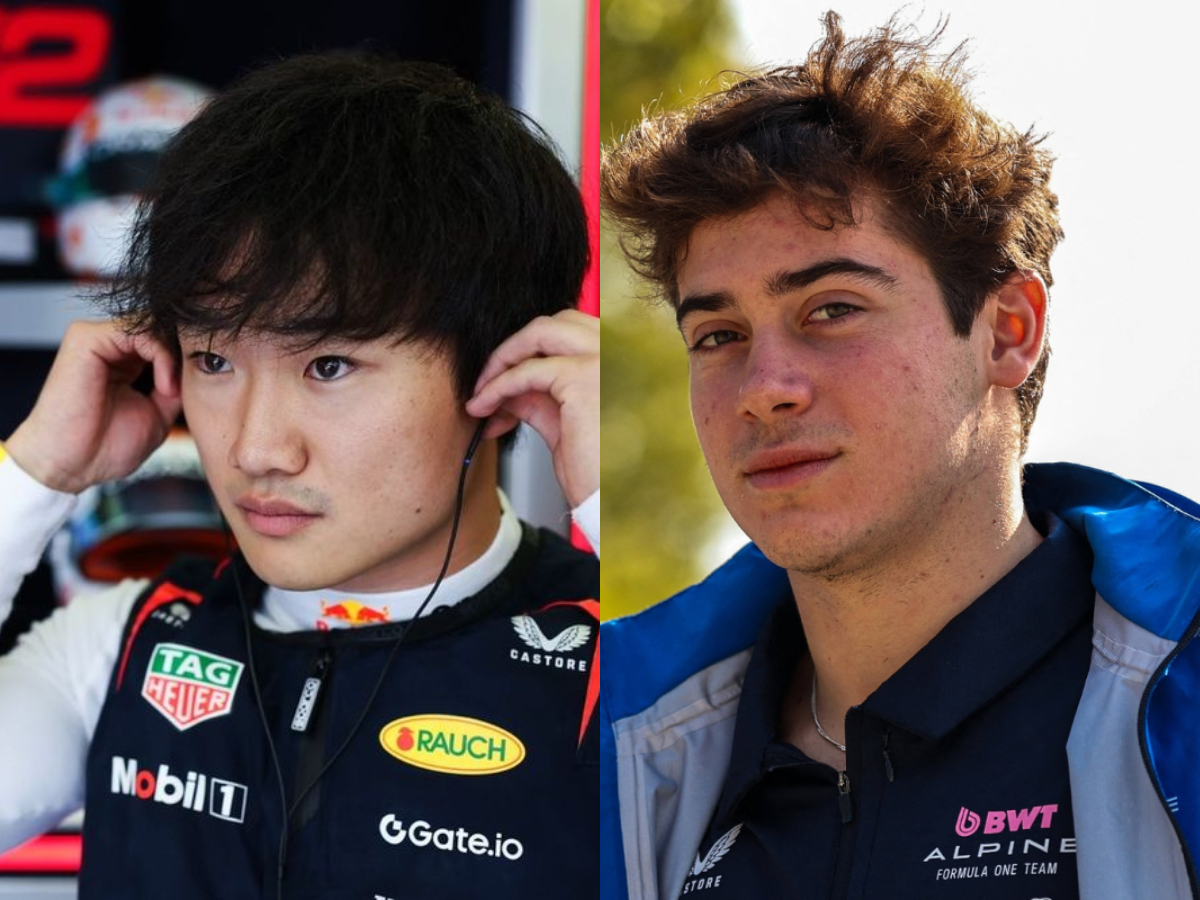 un piloto le hizo un polemico gesto a franco colapinto en su regreso a la formula 1 video