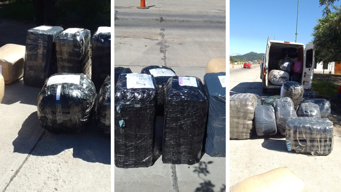 incautaron un cargamento de hojas de coca y cigarrillos valuado en 35 millones de pesos