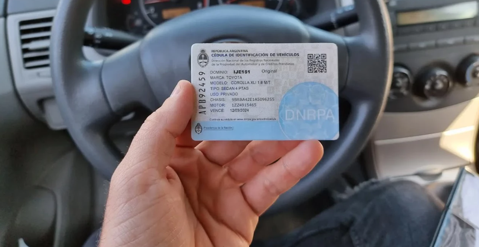 desde este lunes no es necesaria la cedula azul para conducir