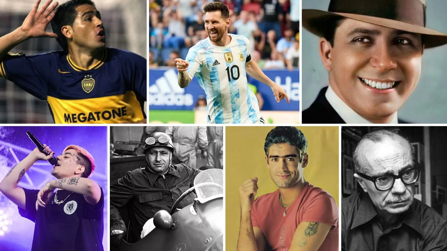 24 de junio el dia de las leyendas argentinas gardel messi sabato cabral y fangio