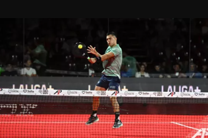 el salteno maxi arce brillo en su debut en el master a1 de padel