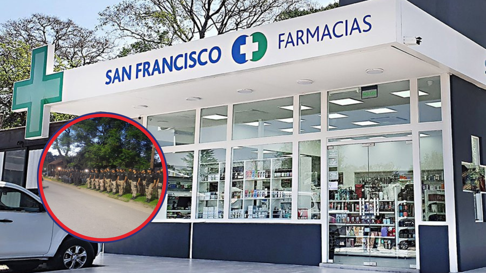 delincuentes con gusto fino se robaban perfumes caros de una farmacia