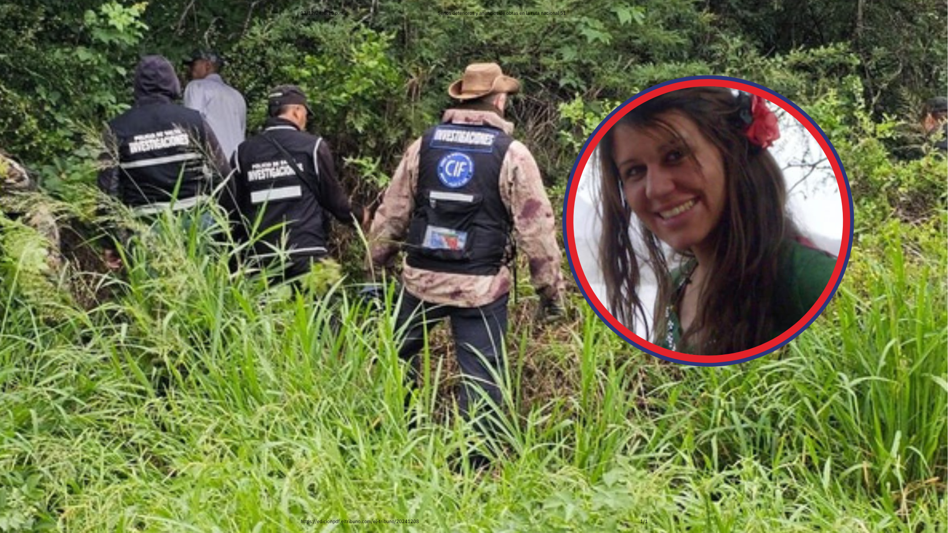 caso maria cash los rastrillajes arrojaron un dato concreto para estudiar y analizar