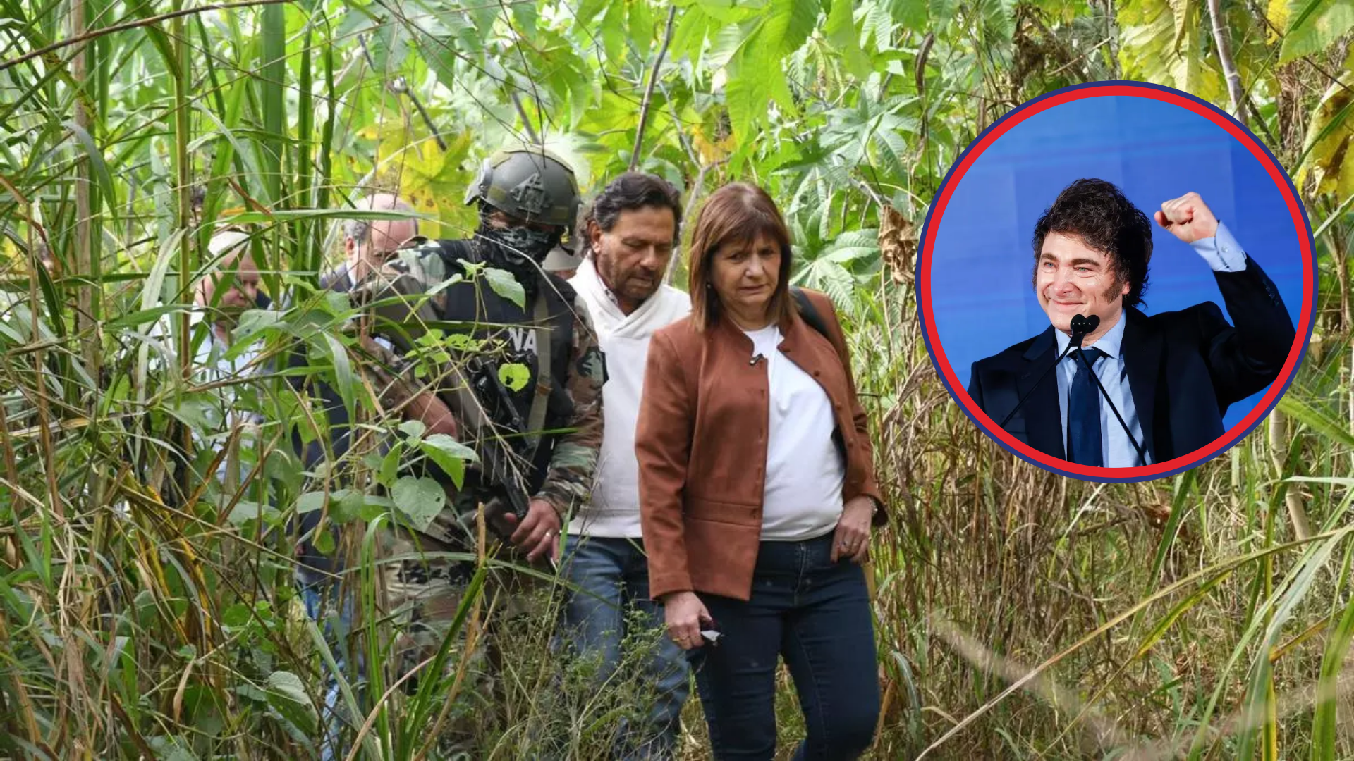 milei apoyo una publicacion de saenz por la construccion de un alambrado excelente