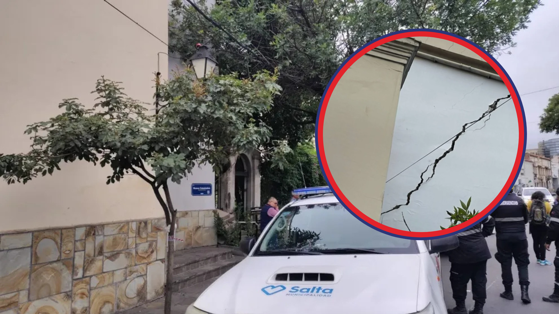 detectaron una nueva grieta en la catedral esta en riesgo la estructura