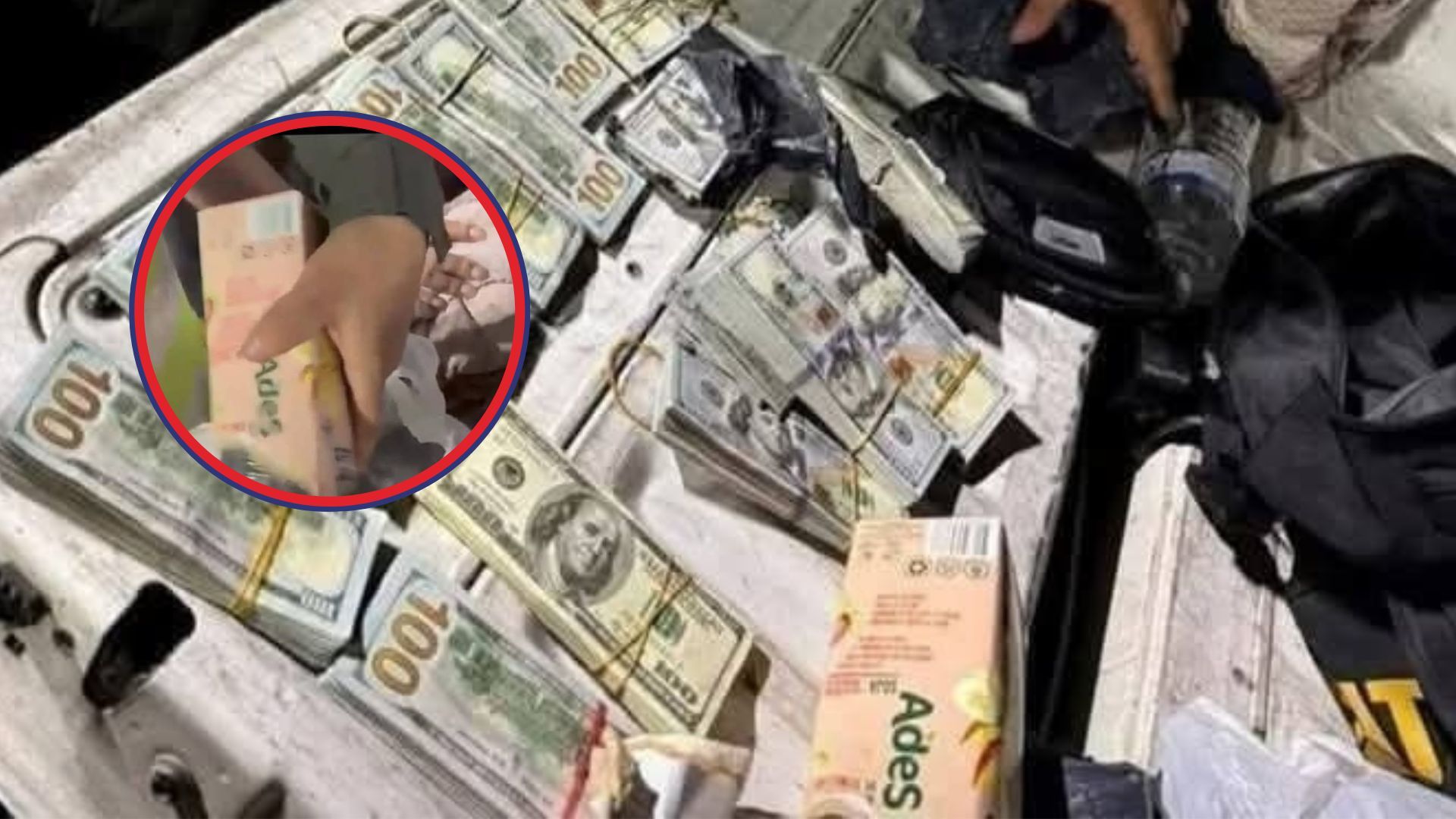 no le sirvio la picardia al boliviano no era jugo ades llevaba usd104 mil y alrededor de un millon de pesos