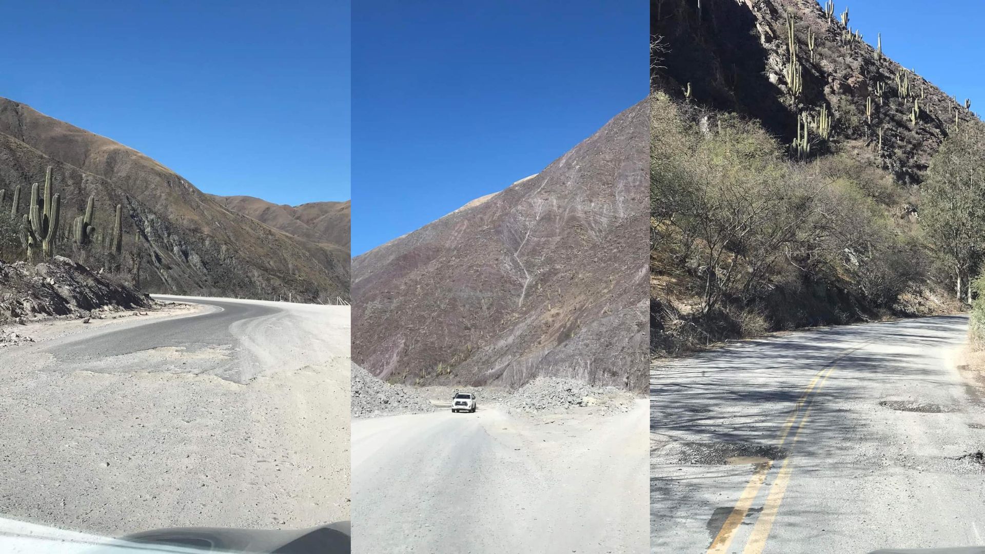 la ruta nacional 51 destruida por las mineras