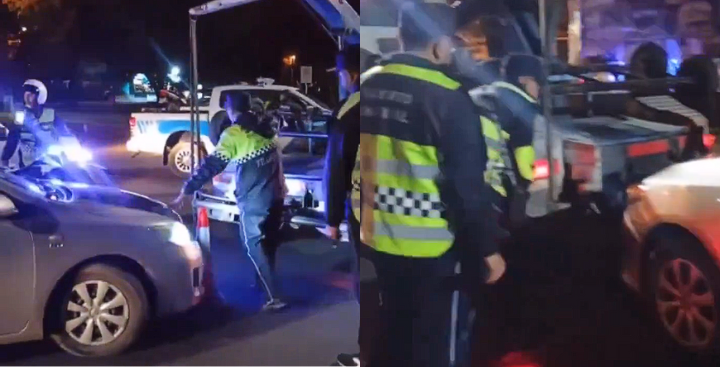 ahi lo tenes al conductor borracho y sin licencia video