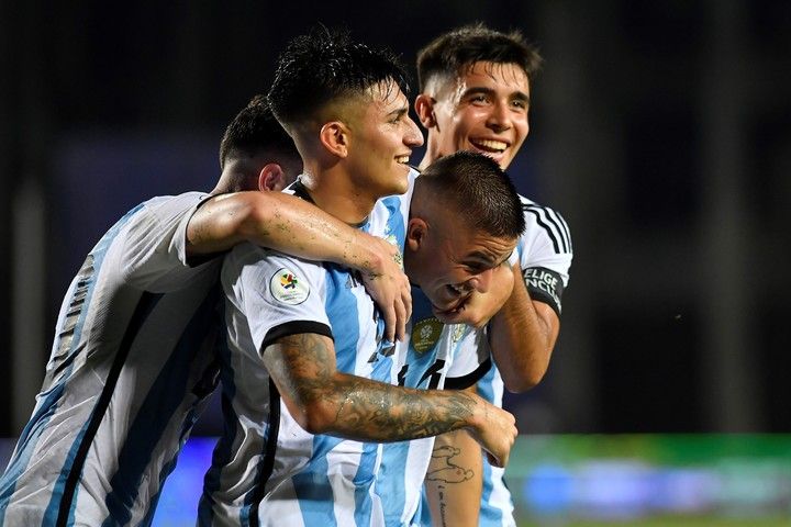preolimpico sudamericano argentina fue una maquina y goleo por 5 a 0 a chile
