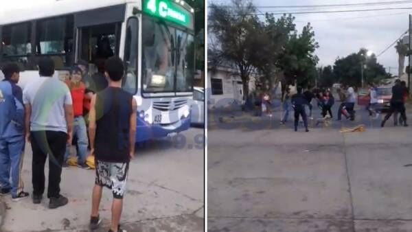 vecinos de b santa lucia redujeron a dos delincuentes tras un robo en un colectivo
