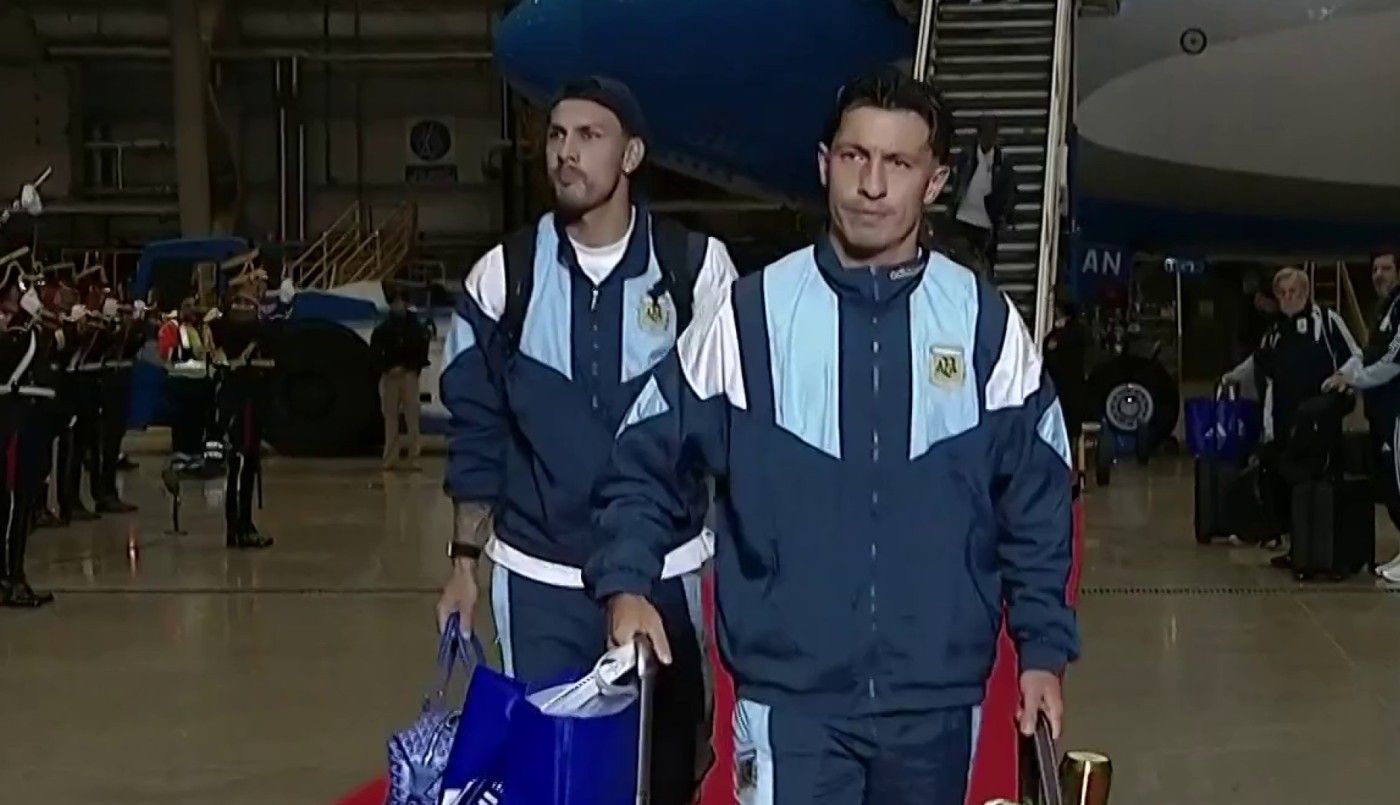 llego la seleccion argentina al predio de afa en ezeiza