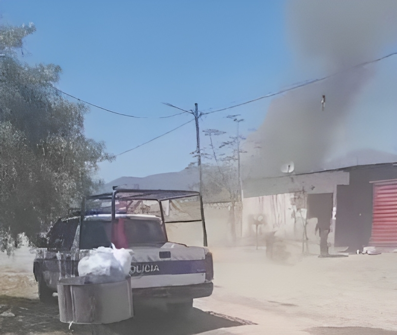 cerrillos justicia por mano propia quemaron la casa de un supuesto ladron