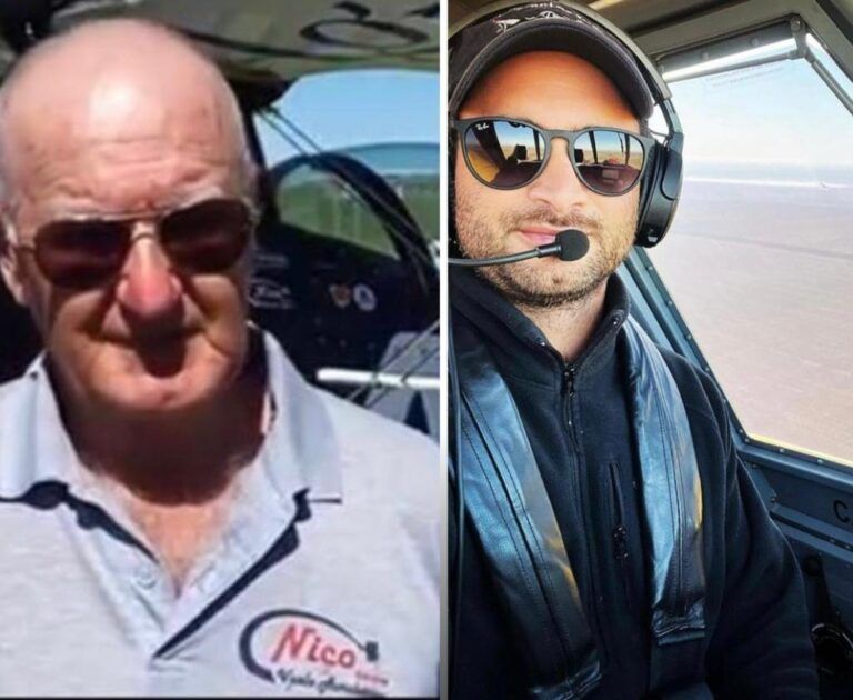 tragedia en santa fe murieron dos pilotos al estrellarse un avion en pleno festival de acrobacias aereas video