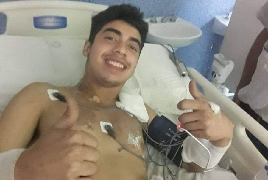 san luis le cayo un rayo esta vivo de milagro video