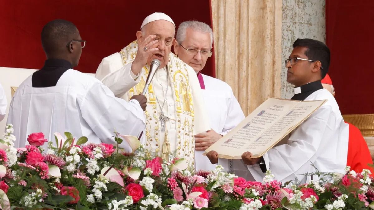 papa francisco dio un mensaje de paz para pascuas