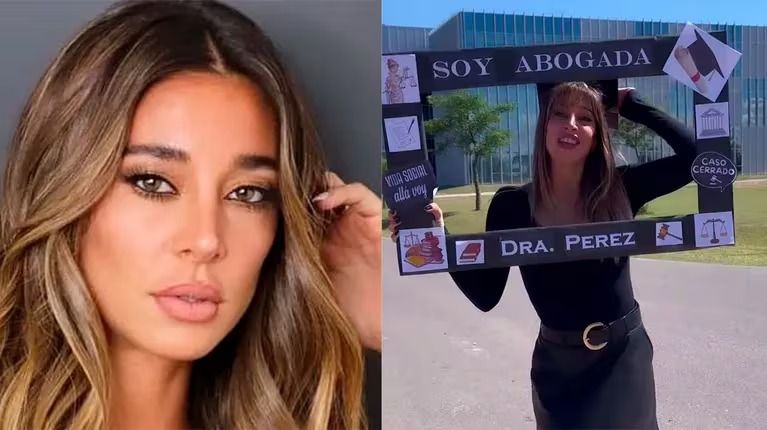 sol perez se recibio de abogada una felicidad enorme