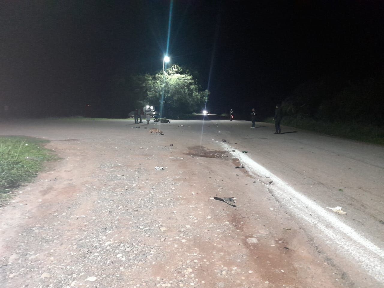la policia investiga un siniestro vial en el sur provincial donde murio una mujer de 47 anos