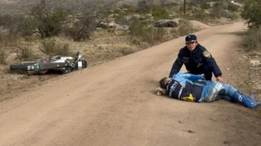 luciano benavides abandona el desafio ruta 40 tras un durisimo accidente se quebro un hueso de cadera