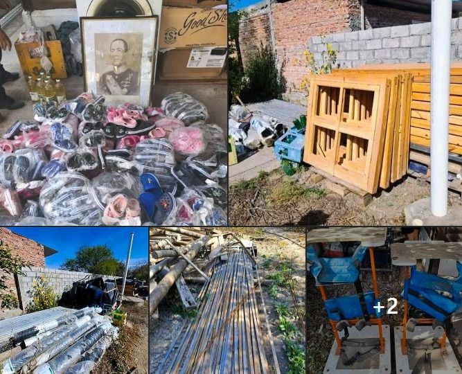 escandalo allanaron la casa de un ex funcionario de bettina se habia llevado de todo