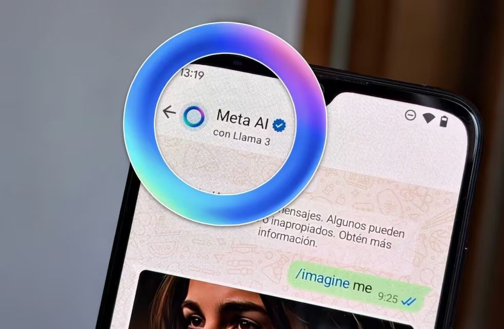 como desactivar el circulo azul para no usar la inteligencia artificial en whatsapp