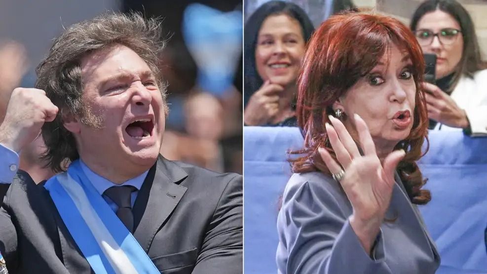 ida y vuelta twittero entre milei y cristina duras acusaciones de ambos lados