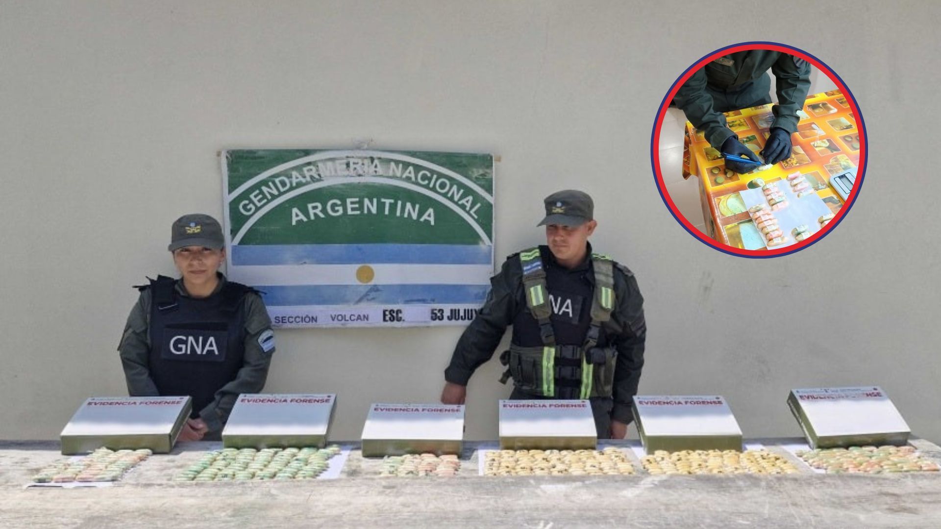 jujuy detuvieron a 6 personas que llevaban 437 capsulas de cocaina en sus estomagos