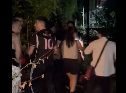 san lorenzo dejaron inconsciente a un joven a patadas en una fiesta electronica clandestina video