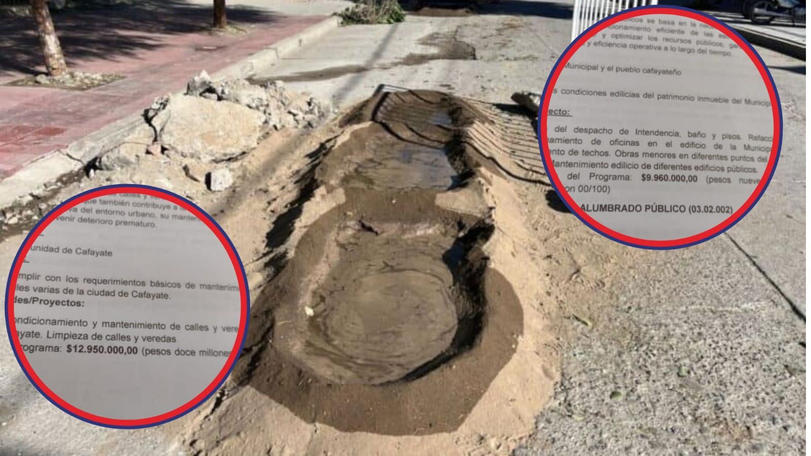 polemica en cafayate 12 millones para bacheo y 9 para arreglar el despacho de la intendenta