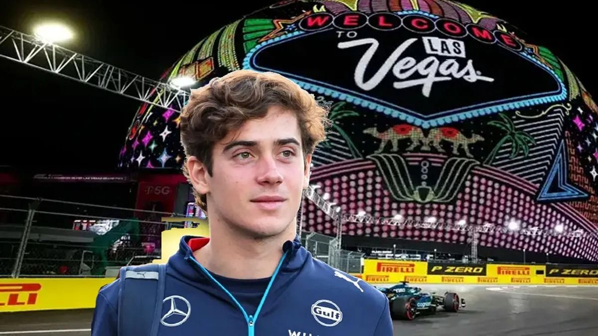 colapinto termino 14 en el gran premio de las vegas en el que corono verstappen