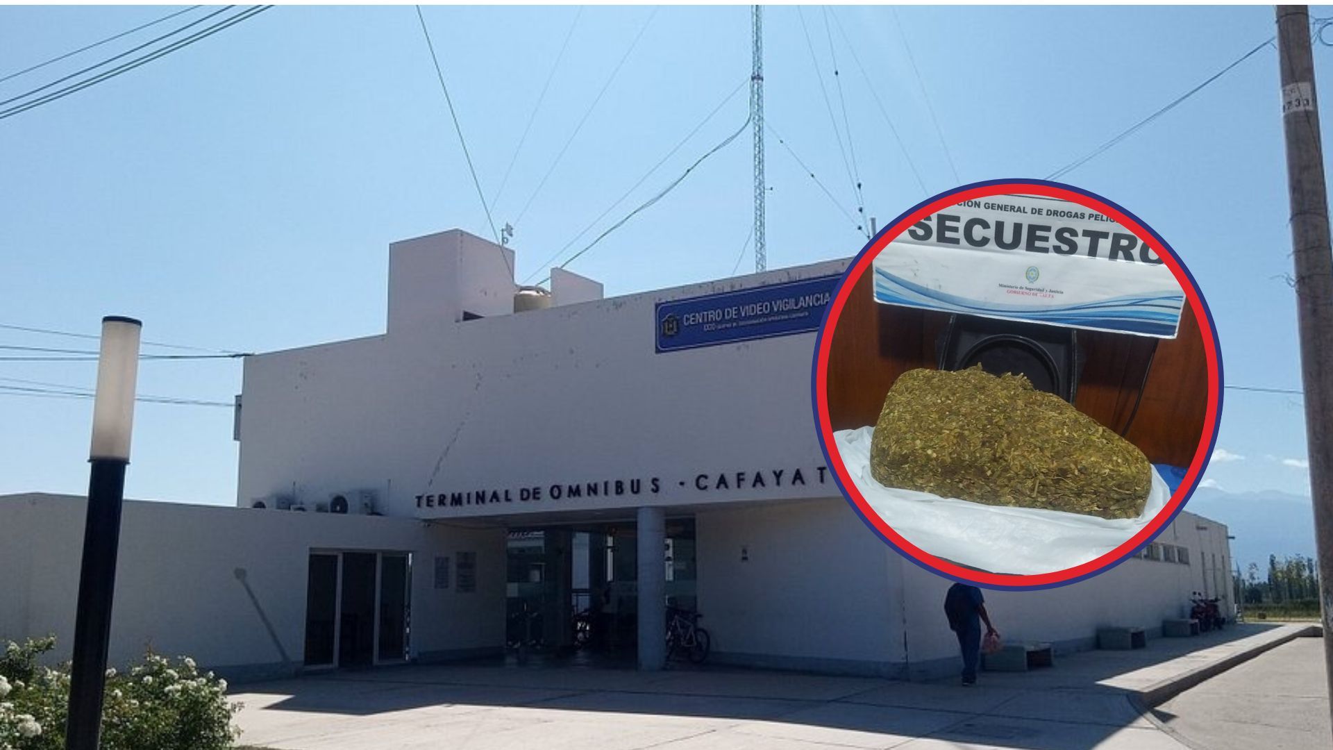 operativo serenata detienen a un hombre con marihuana y cocaina en la terminal de cafayate