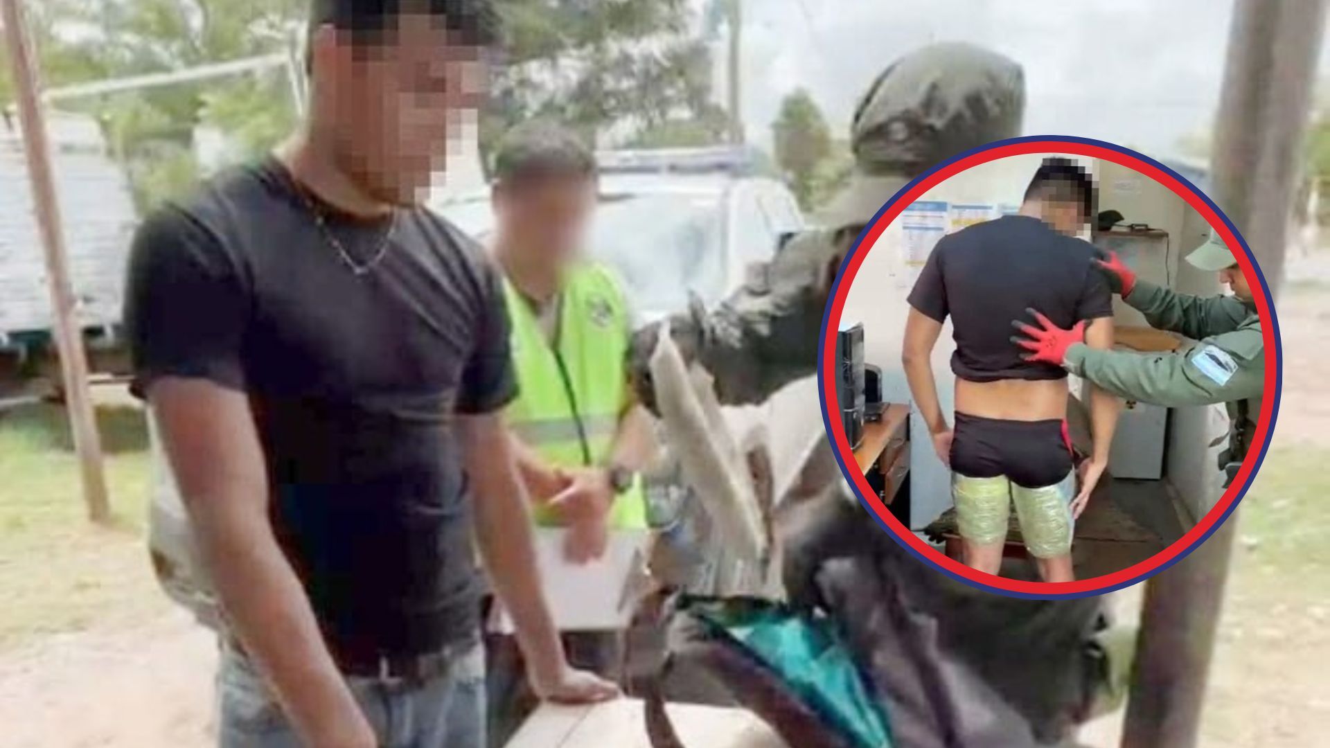 salvador mazza lo detuvieron con marihuana pegada en la entrepierna