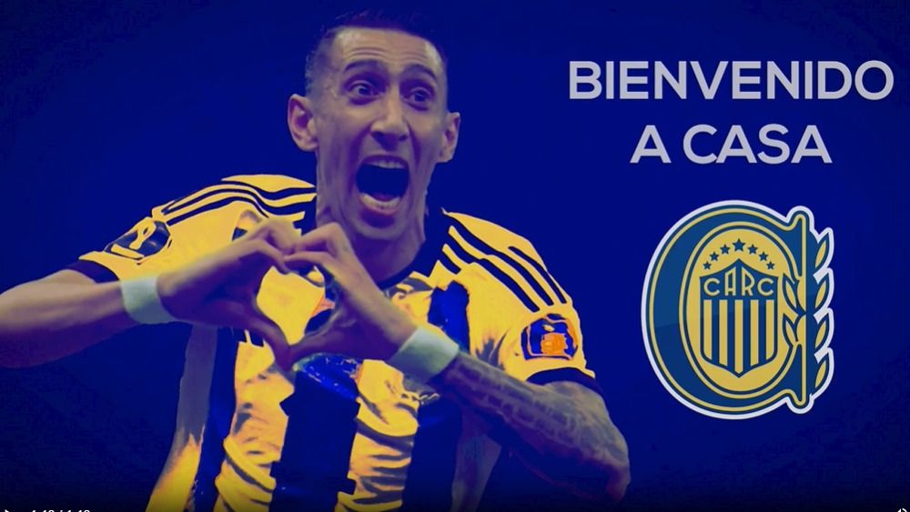 rosario central anuncio el regreso de angel di maria bienvenido a casa video