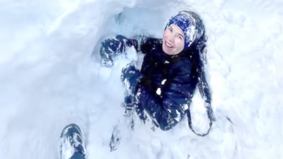milagro en ushuaia rescatan a una pareja que estuvo sepultada una hora bajo la nieve video