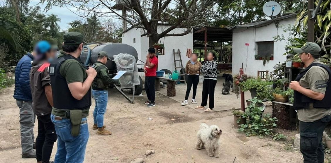 finca karina el parte oficial con los detalles de los allanamientos detenidos y secuestro en mercaderia