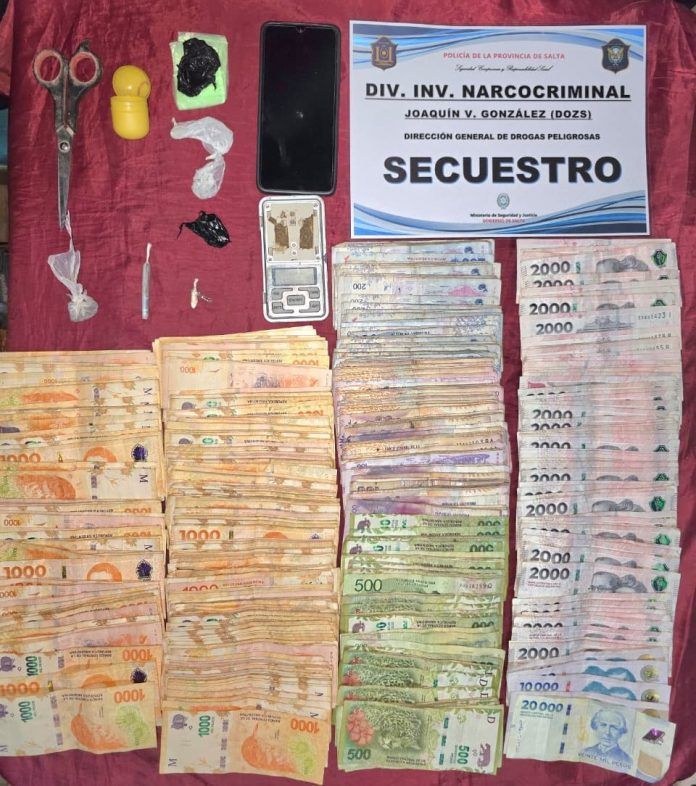joaquin v gonzalez detuvieron a un hombre que vendia drogas en un barrio de la ciudad