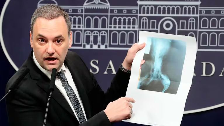 el nuevo audio que incendio a adorni spagnuolo lo destroza por la famosa radiografia del perro