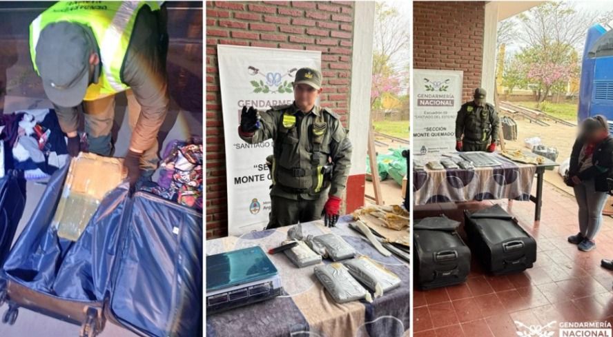 ciudadana boliviana viajaba desde oran a buenos aires con 8 kilos de cocaina en las valijas