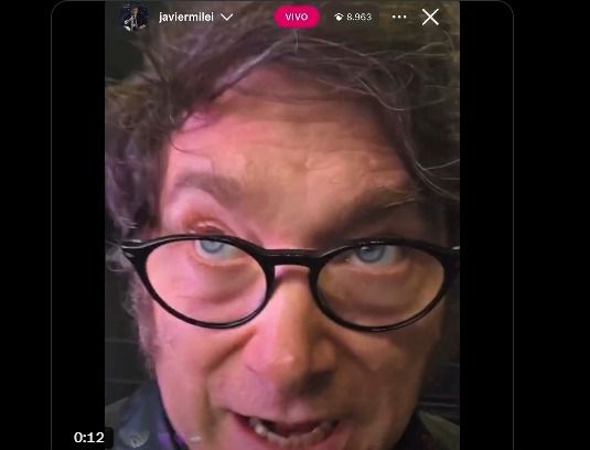 envuelto en escandalos milei sorprendio con un live de la prueba de sonido en la previa de su recital video