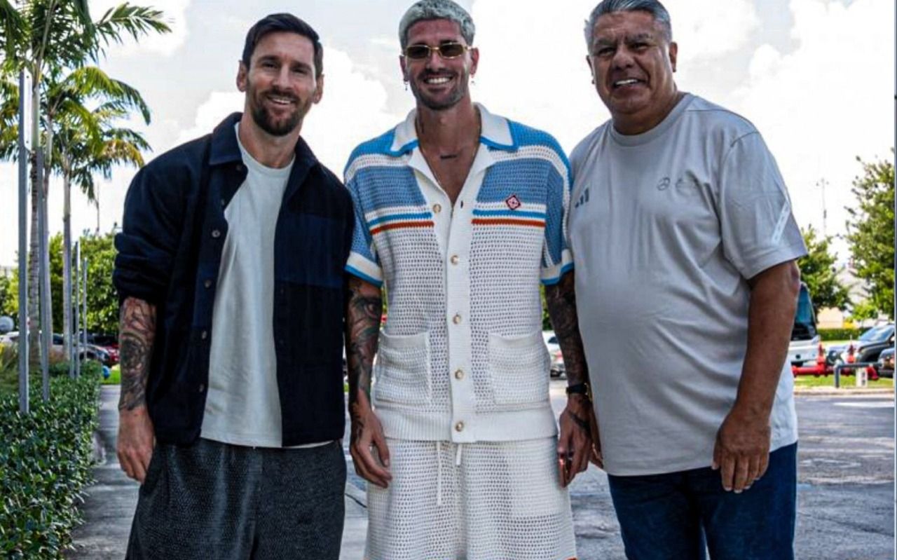 messi y de paul se sumaron a la seleccion argentina y se mostraron con tapia