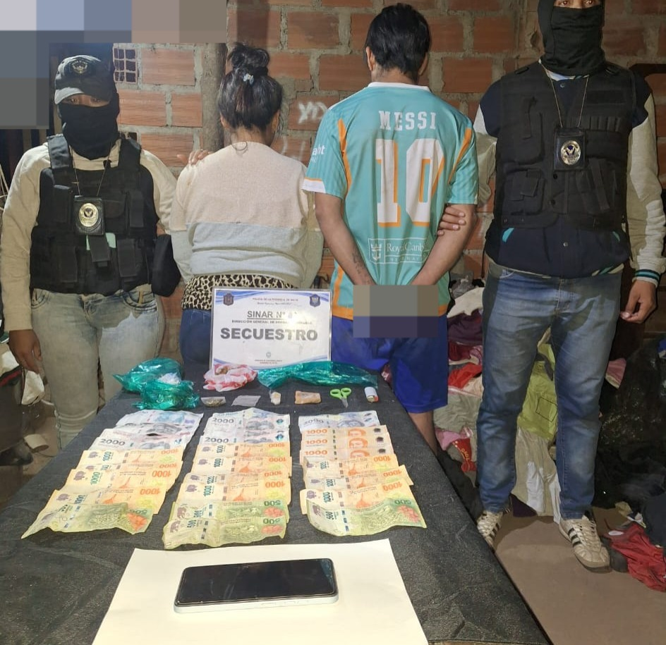 se desbarato una boca de expendio de droga en tartagal