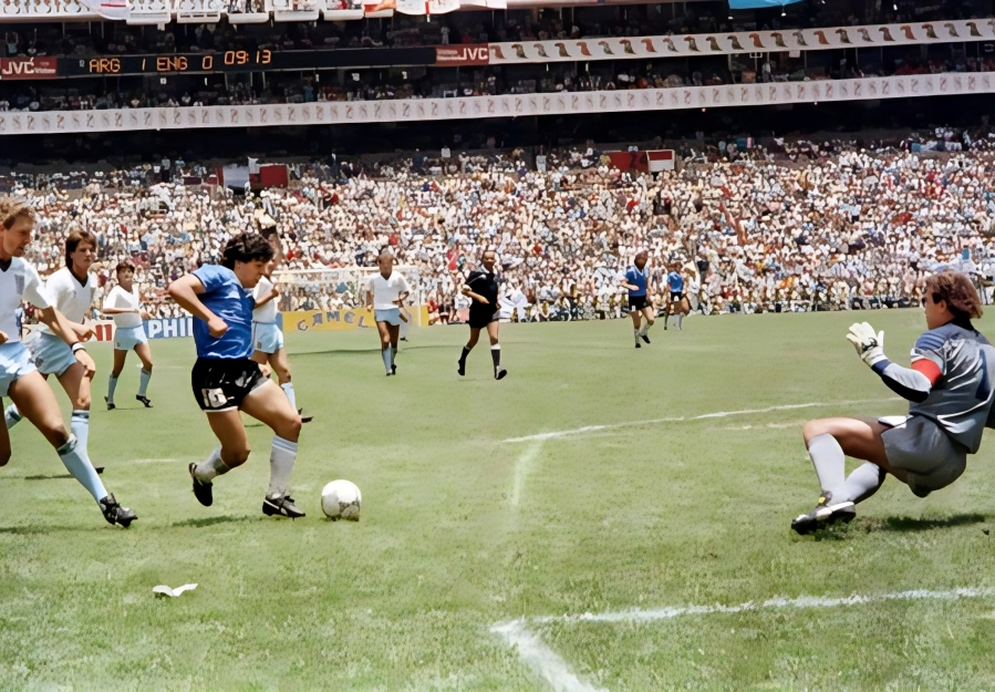 Nueva moneda homenajea el gol de Maradona a Inglaterra en México 1986
