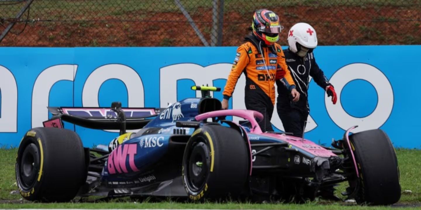 el jefe de alpine revelo como repararon el auto de franco colapinto tras su fuerte accidente en el gp de brasil