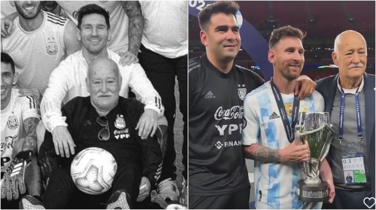 el conmovedor mensaje de lionel messi tras la muerte de un historico referente de la seleccion