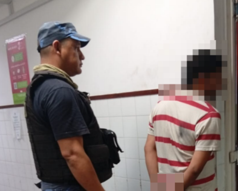 tartagal desquiciado hacia tiros al aire en plena calle