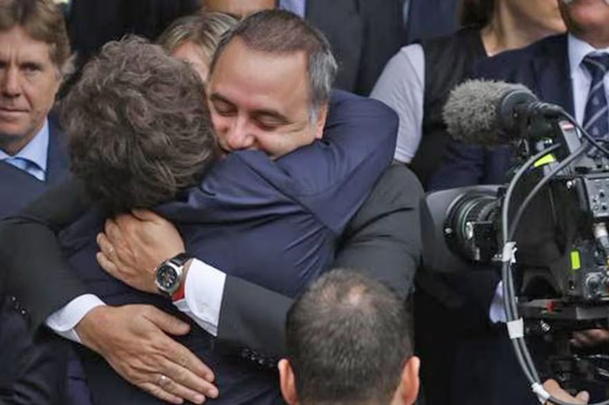 malvinas javier milei reafirmo el reclamo de soberania sobre las islas con adorni en primera fila