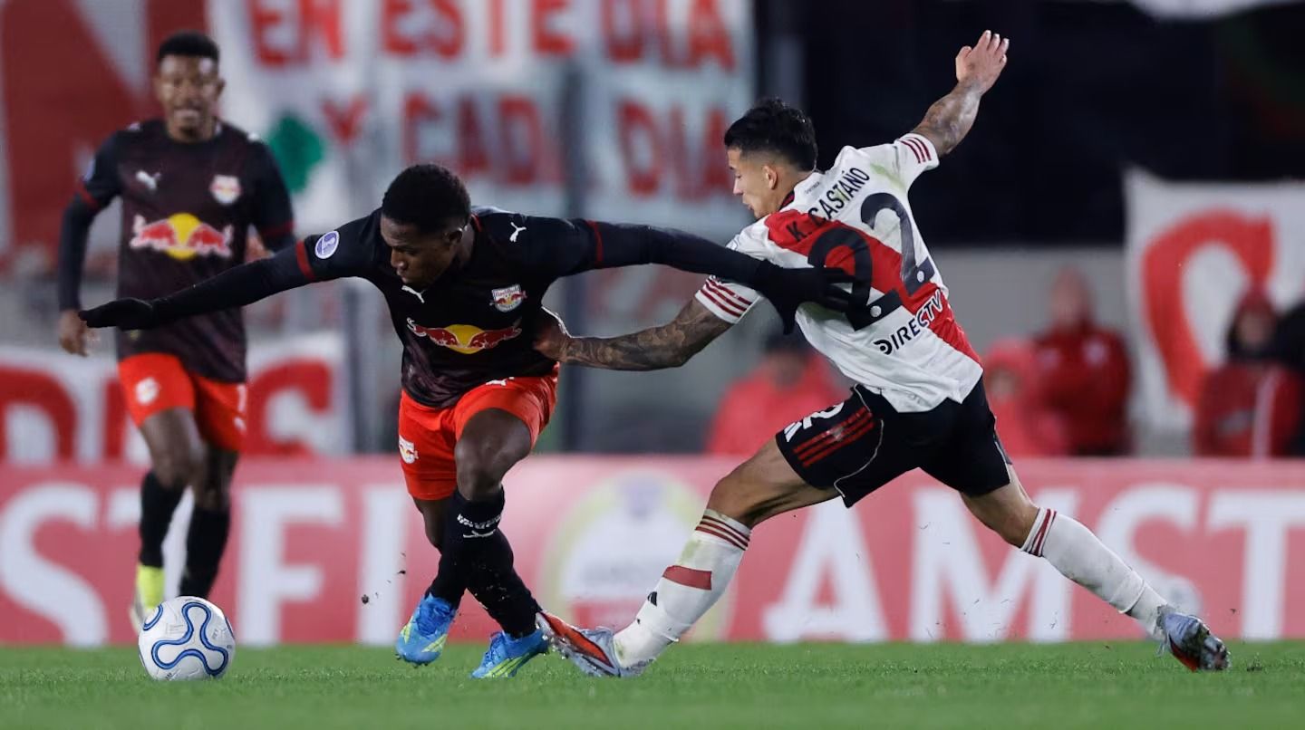 river empato 1 1 con rb bragantino y postergo su clasificacion a los octavos de la copa sudamericana