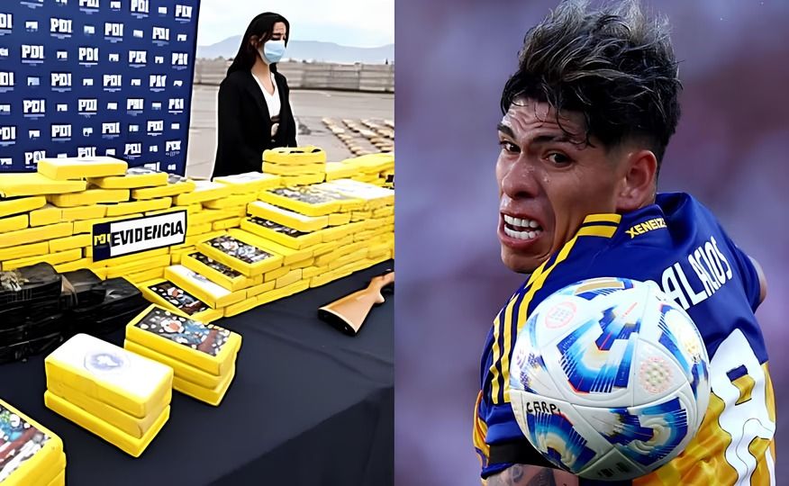 auto de futbolista de boca retenido en allanamiento por narcotrafico en chile