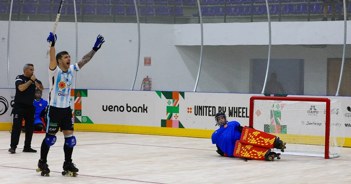 Argentina eliminó a España en los penales y jugará la final del Mundial de hockey sobre patines